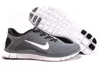 zapatos nike free 4.0 v3 hombre mujer strong elasticity 2013 france tendance gray white